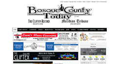 Desktop Screenshot of bosquecountytoday.com